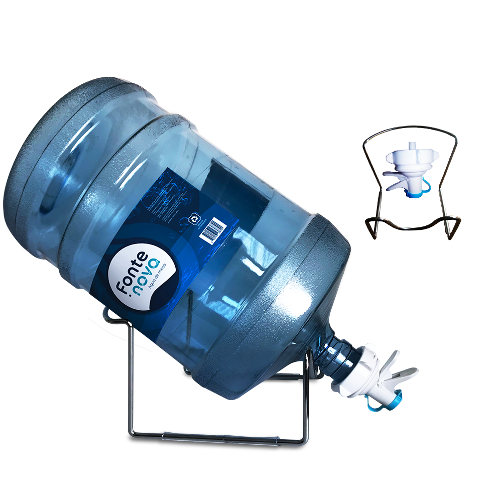 Dispensador de agua (Soporte + valvula) + bidón de agua Gam 20